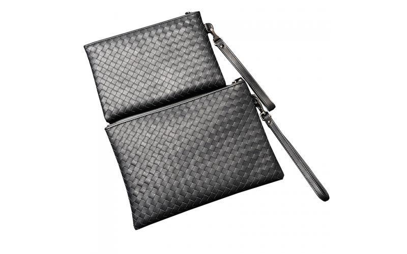 Clutch Purse Cowhide Leather Men