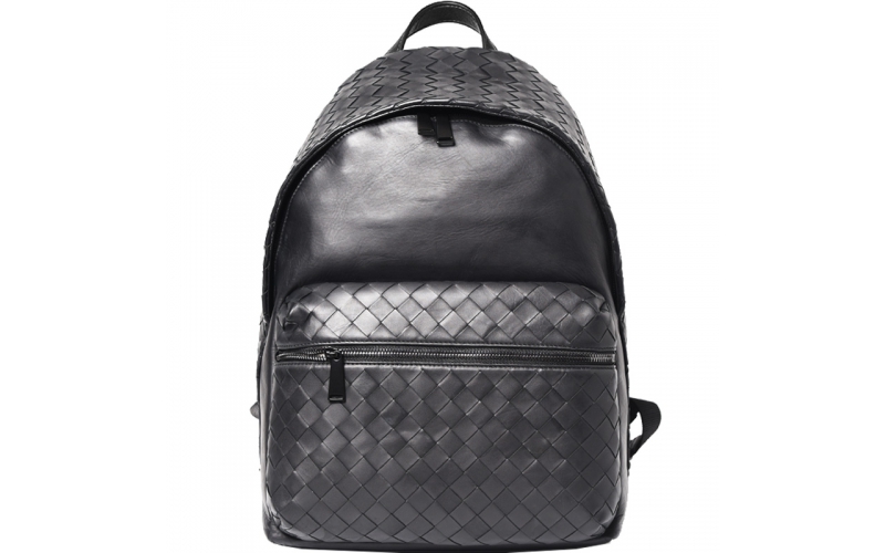 Backpack for Men Brand Enlarge Backpacks Shoulders Men Bags Casual shoulder Bag Genuine Woven Leather 2020 New Designer Luxury