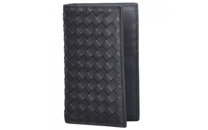 Card Holder Business Men Women Credential Holder Id Male Cardholder For Bank Cards Case Genuine Leather Woven kiting Cards New