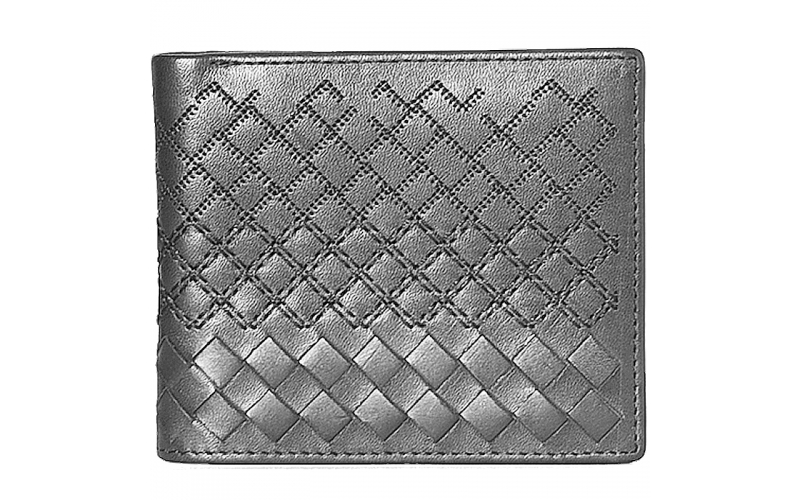 Men Wallets Woven Embroider Luxury Brand Designer Small Wallet for Men Purse 2020 New Fashion High Quatily 100% Genuine Leather