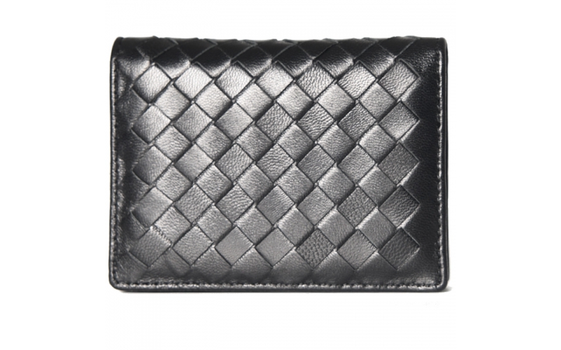 men's wallet women purse card holder walllets for male and female woven genuine leather sheep shin designer leather case brand