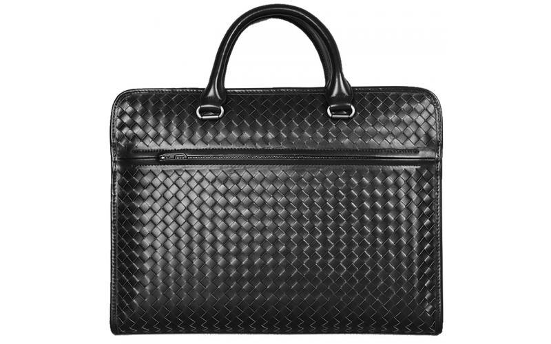 Men's Briefcases Laptop Bag Genuine Leather 100% Handbag Shoulder Bags Executive Office Business Luxury Designer For Documents