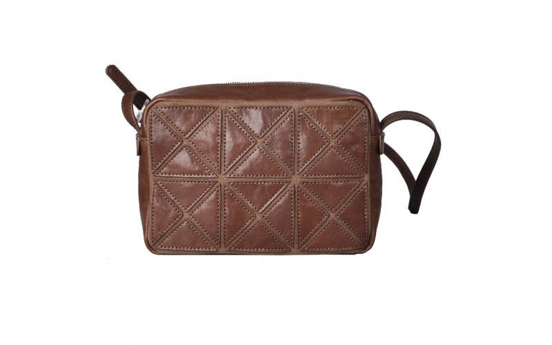 Linding small square bag female messenger bag genuine leather light luxury small high -level high -level small backpack stereo new models