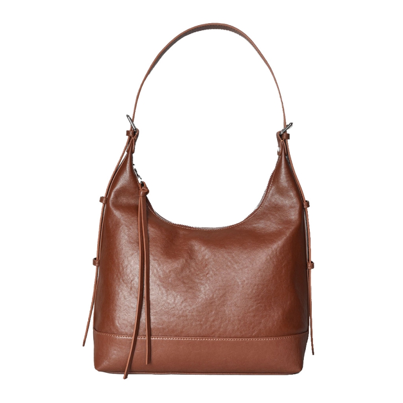 Titt Bags Shoulder Cross -Body Nar underarm bag retro commute ladies bag leather vegetable tannant large capacity autumn and win